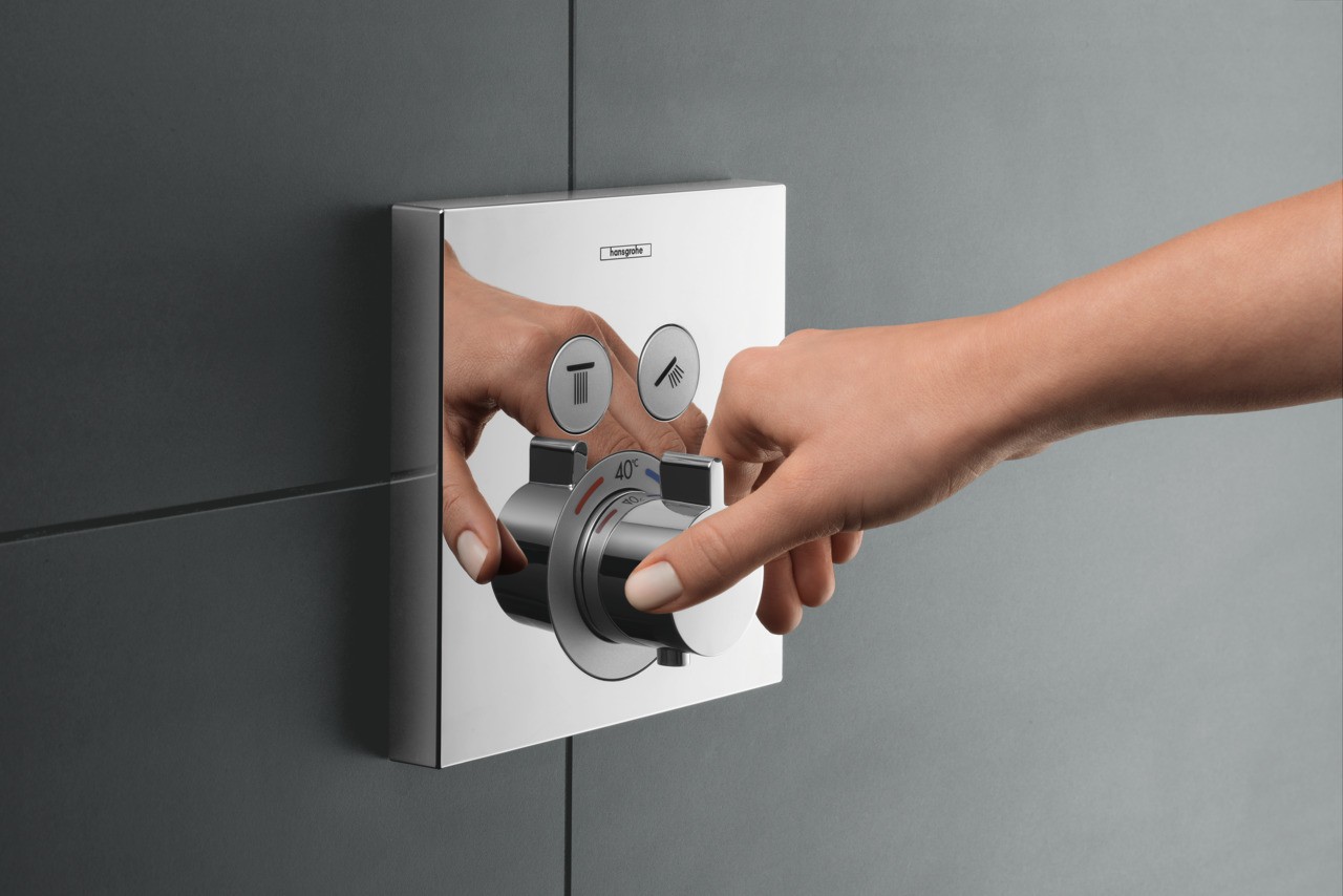 Set de ducha empotrado con termostato ShowerSelect — Rehabilitaweb