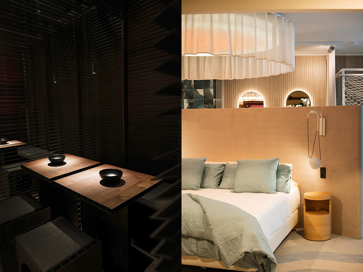 Eco-Jin Restaurant Concept Room: diseño sostenible y modernidad en un  espacio reducido